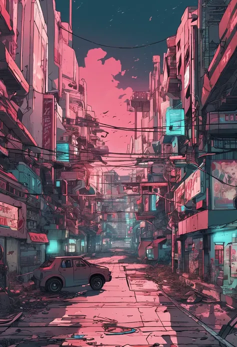 animesque　Looking up　Occupied by the Nazis　Vast and epic Cyberpunk Tokyo　8k　ighly detailed　top-quality