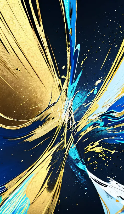 Draw blue and white abstract paintings with gold paint, Blue gold and black, Baroque marble and gold, White + Blue + gold +  Nero, blue black gold, gold and blue, colors with gold and dark blue, Blue and gold, Gold and indigo, blue colors、White and gold, a...