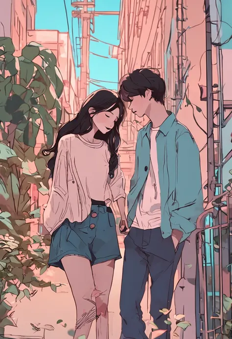 Cute Aesthetc couple kpop suitable for music background