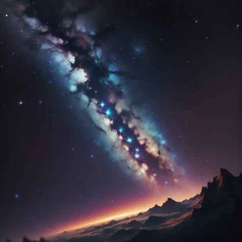 Milky Way in space