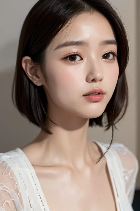 (Gyeongsan:1.5), a closeup, ​masterpiece, top-quality, ultra-detailliert, Raw foto, Photorealsitic:1.2, faces, unbelievable Ridiculous, hight resolution, finely detail, extra detailed face, extremely detailed eye, Sharp pupils, beautiful a girl, 独奏, cute l...