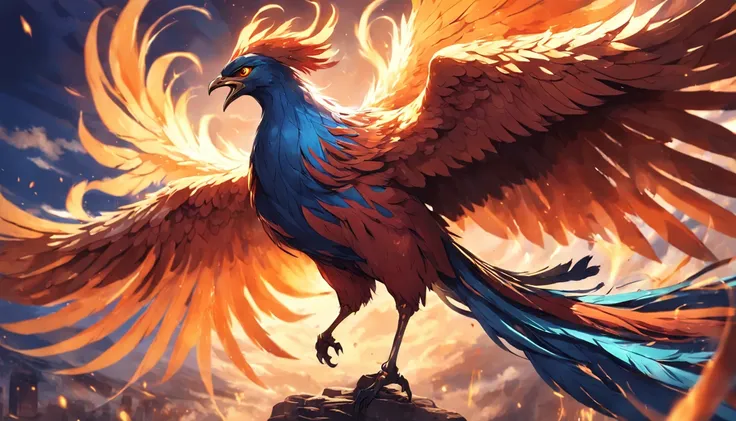 the phoenix, A sacred bird in Greek mythology