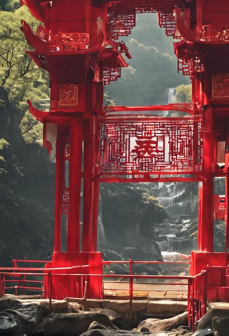 Red flag，rays of sunshine，Zunyi meeting site，Guiyang Jiaxiu Building，plate，Huangguoshu Falls，minority