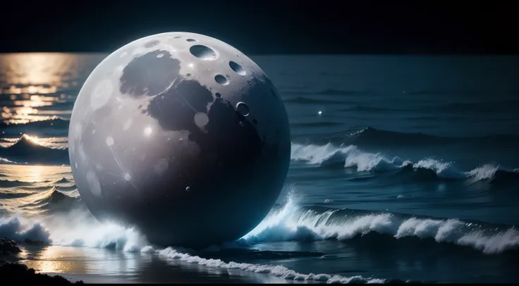 The moon is believed to have water.