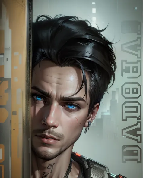 Change background cyberpunk handsome boy, realistic face,8k, ultra realistic