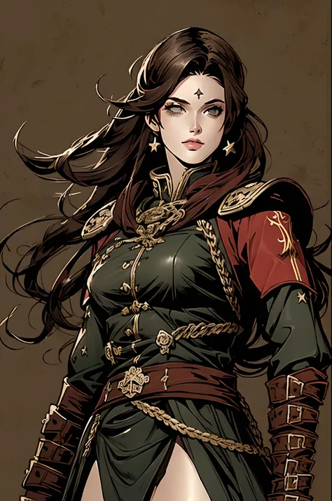 warhammer 40k commissar, (((mulher))), (((melhor qualidade))), (((obra prima))), (((adulto))), ((( vision from the waist up ))),...