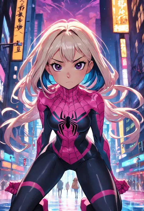 melhor qualidade, obra prima, Spidergwen, cabelos curtos, bunda magnifica, corpo escultural