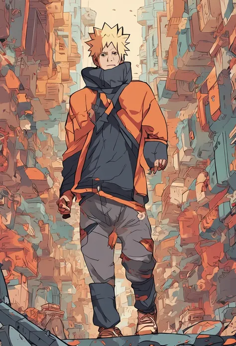 Make an image like Naruto was human