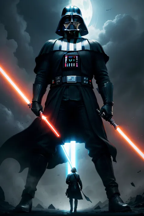 Darth Vader vs Luke Skywalker