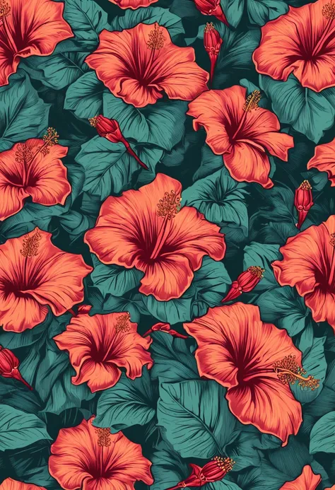 background hibiscus flower leaf