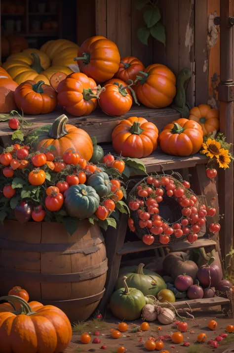 Rural pastoral life，pumpkins，Tomates，chili pepper，, beatiful background, stream of love and happiness, Beautiful background, beautiful iphone wallpaper, Beautiful wallpaper, ❤🔥🍄🌪, phone wallpaper hd, very beautiful photograph of, Wallpaper phone, hd phone ...