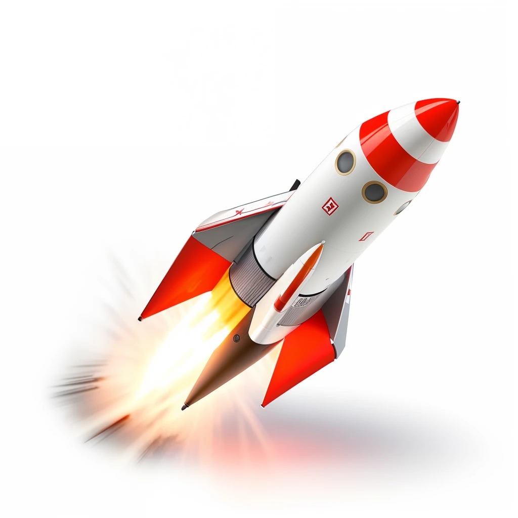 a close up of a rocket with a white background and a red tail, rocket launching into the sky, rocket launch, rocket launching, rocket ship, super cool rocket, launch of a rocket, launching to space, rocket launcher, rockets, rocket, launch test, best on ad...