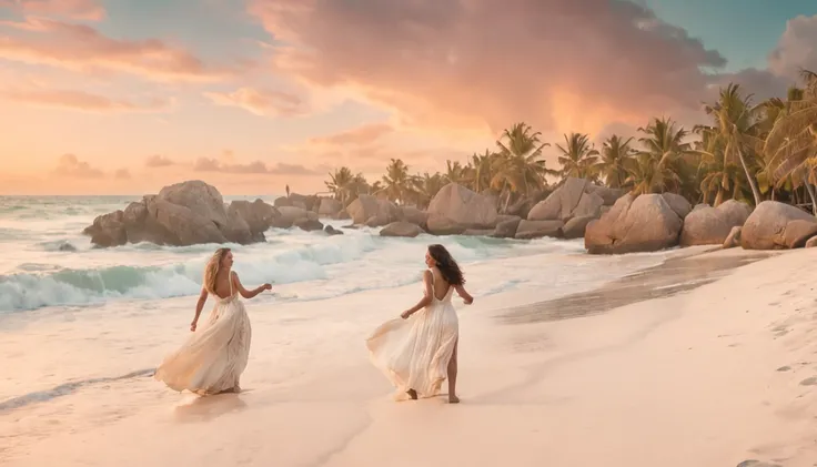 ((top-notch quality)), ((masterwork)), ((true-to-life)),

Subject: Ethereal Dancescapes of a Tulum Beach Party Inspired by Albert Bierstadt
Medium: Digital Art
Style: Cinematic Color Grading, Artwork Inspired by Albert Bierstadt

Positive Prompt: Create a ...