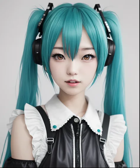 Wolf Cut Hatsune Miku Style