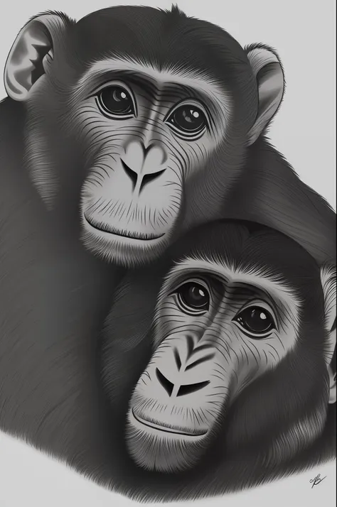 draw a monkey