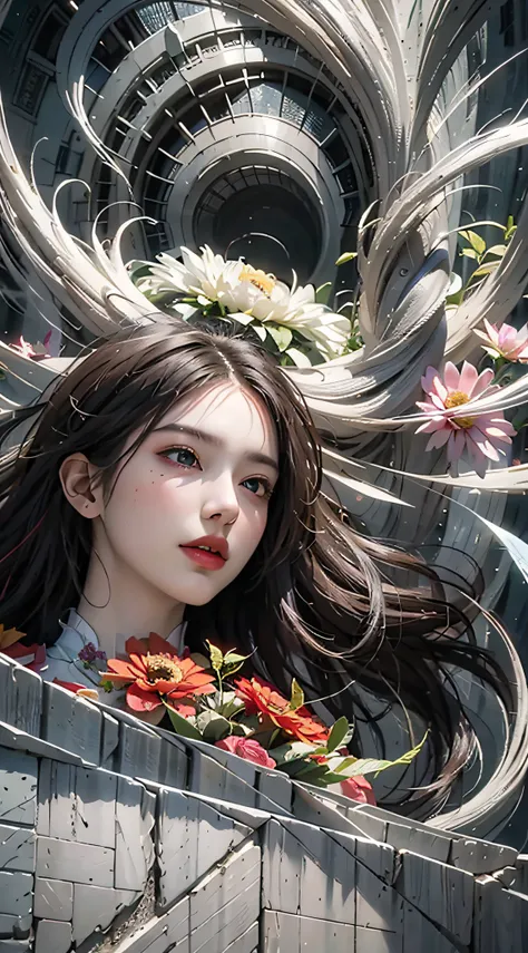 official art, unity 8k wallpaper, ultra detailed, beautiful and aesthetic, beautiful, masterpiece, best quality, (zentangle, mandala, tangle, entangle), (ecstasy of flower:1.2), dynamic angle, cowboyshot, the most beautiful form of chaos, elegant, a brutal...