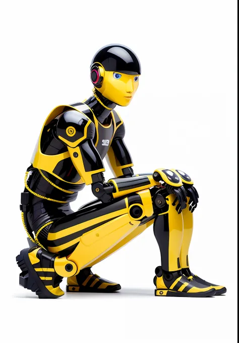 The same image in a portrait posture for the assembly of a robot avatar. Do not represent the image as the figure of a human