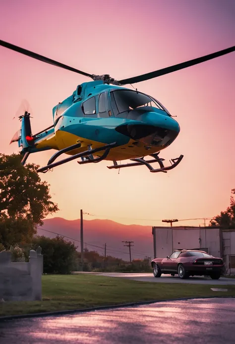 Bryant flew a helicopter