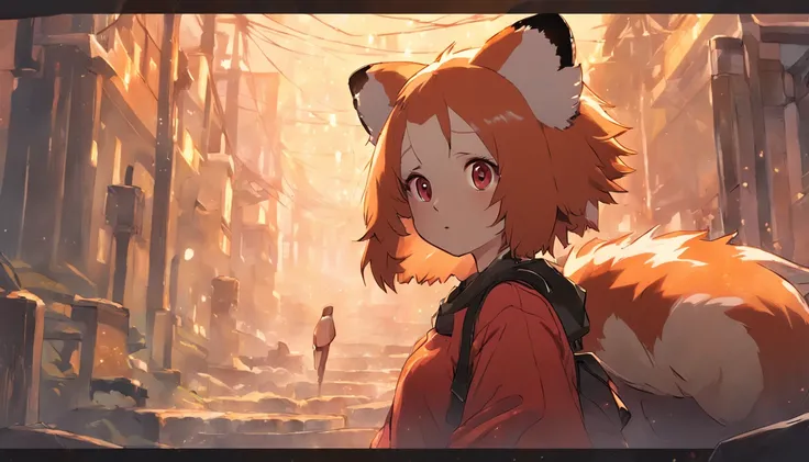 Red panda ears Shota