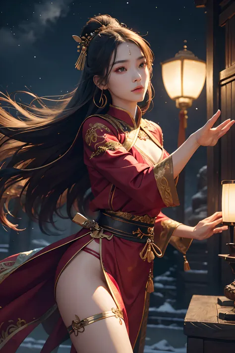 appearance：Ancient heroines usually had beautiful faces，High nose bridge and slender eyebrows。 Their eyes are deep and sharp，Exudes intelligence and determination。
Ancient female warriors often had long flowing hair，Or straighten your hair，Or tie it up wit...