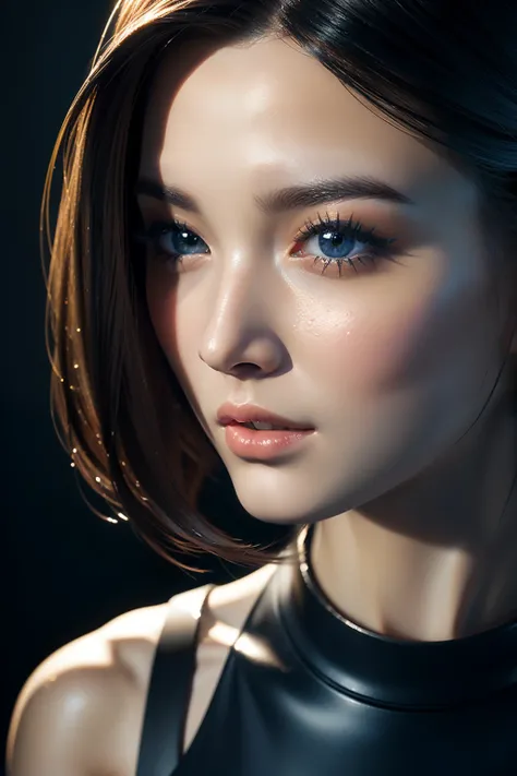 a close up of a woman, Computer Graphics by Raymond Hahn, Trends in CG society, Leonism, Pretty and lovely, Roche