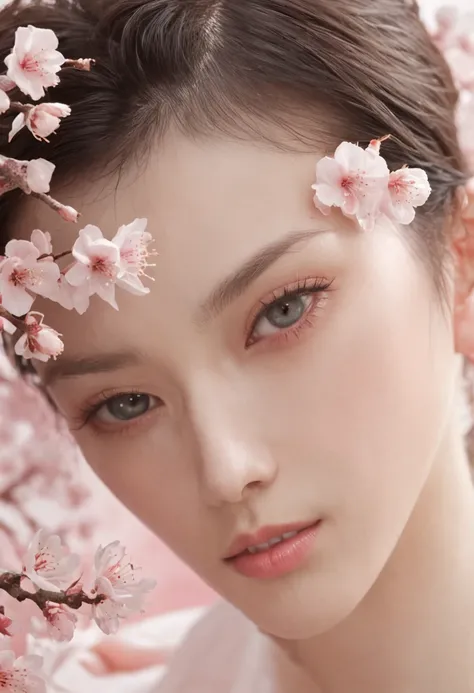 Hyper Real，Peach blossom eyes，Lying silkworm，Feeling cold，Cold white skin，brunette color hair，Crushed lid texture，A male god，Male celebrities，High value，tall nose bridge，