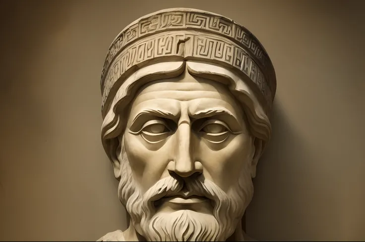 Ancient Greek Philosopher  face, 8k, --auto --s2