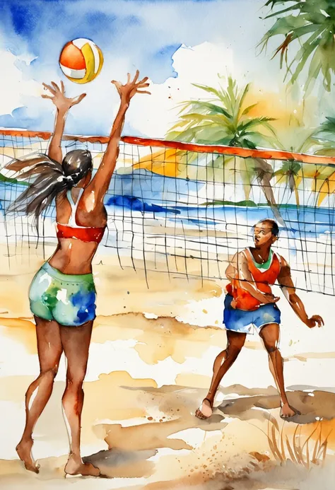 Beach volleyball