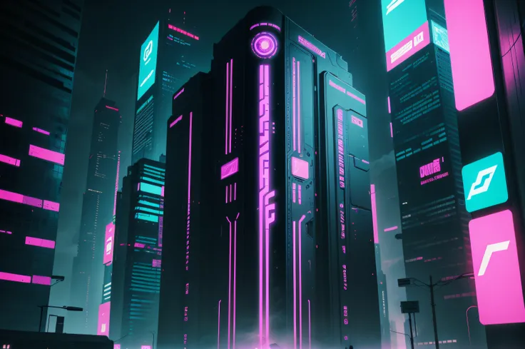 Cyberpunk background