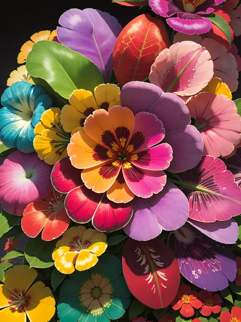 "((Multicolored + vibrant) * 1.3) kaleidoscope vision * 1.1, (Impatiens walleriana + flowers) * 1.2), realistic masterpiece of ultra-definition, unparalleled high resolution, perfection in quality. --en"