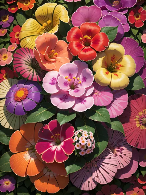 "((Multicolored + vibrant) * 1.3) kaleidoscope vision * 1.1, (Impatiens walleriana + flowers) * 1.2), realistic masterpiece of ultra-definition, unparalleled high resolution, perfection in quality. --en"