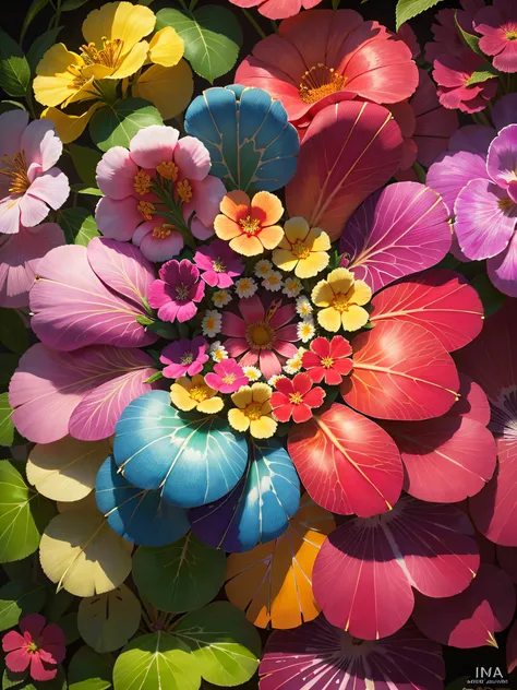 "((Multicolored + vibrant) * 1.3) kaleidoscope vision * 1.1, (Impatiens walleriana + flowers) * 1.2), realistic masterpiece of ultra-definition, unparalleled high resolution, perfection in quality. --en"