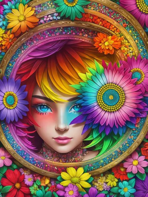 "((Multicolored + vibrant) * 1.3) kaleidoscope vision * 1.1, gloxineas + flowers) * 1.2), realistic masterpiece of ultra-definition, unparalleled high resolution, perfection in quality. --en"