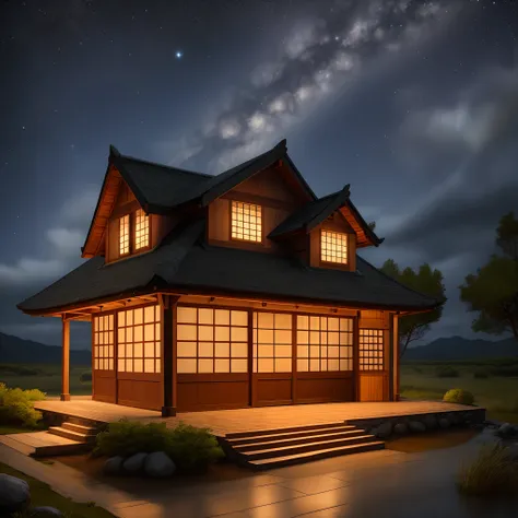 A teahouse under the stars