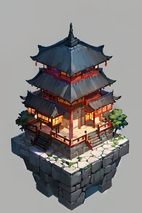 [:(black background:1.5):40],(isometric:1.5), (masterpiece, top quality, best quality, official art, beautiful and aesthetic:1.2),(16k, best quality, masterpiece:1.2),architecture,  east asian architecture, (simple background:1.5), scenery, no humans, stai...