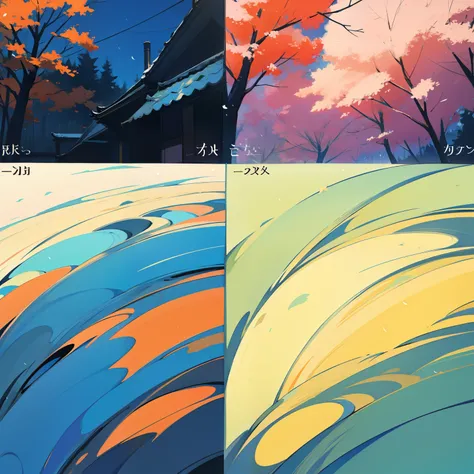 Four seasons fold々、Shifting seasons、PastelColors --auto