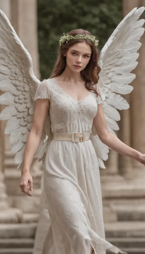 Lifelike images of angels with wings, mtu