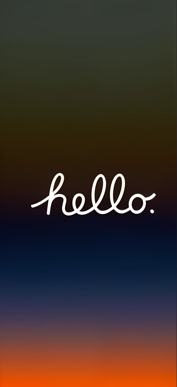 World hello logo close-up on colorful background, greet, Hello World, iphone picture, in white lettering, author：Nico Henrikan, iPhone photos, iPhone background, handwriting title on the left, author：Robbie Trevino, iphone wallpaper, on simple background, ...