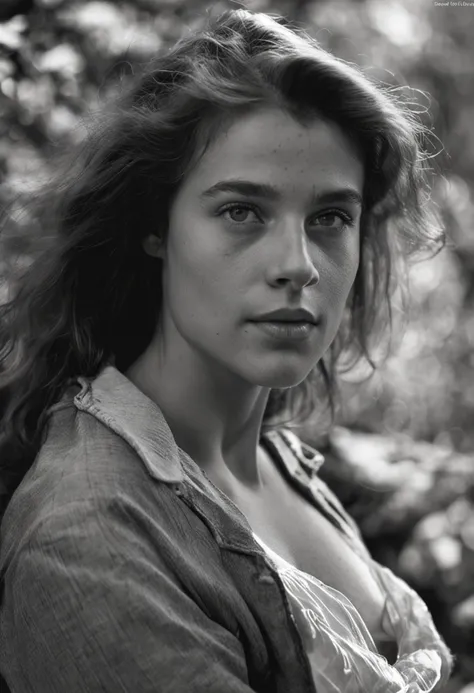 arafed black and white photo of a woman with long hair, a black and white photo by Stan Galli, tumblr, renaissance, in her early 20s, taken in the early 1990s, in her early 3 0, around 1 9 years old, taken in the late 1980s, 90s photo