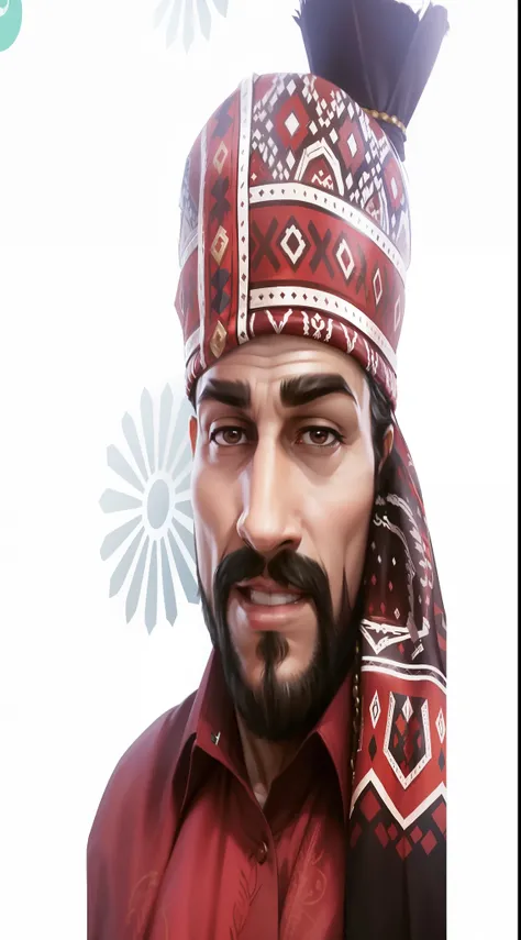 Man as Afghan king, hyper realistic skin realistic face fit body