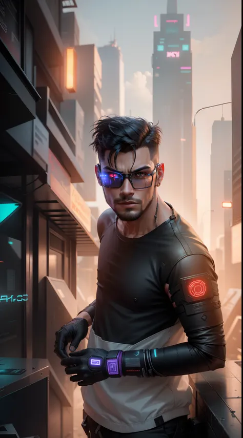 Chenge background cyberpunk handsome boy realistic face. 8k ultra realistic