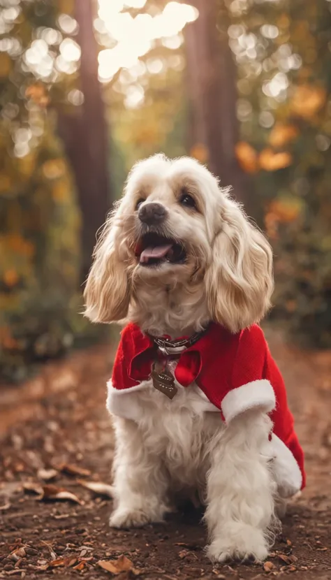 cachorros vestidos de papi noel