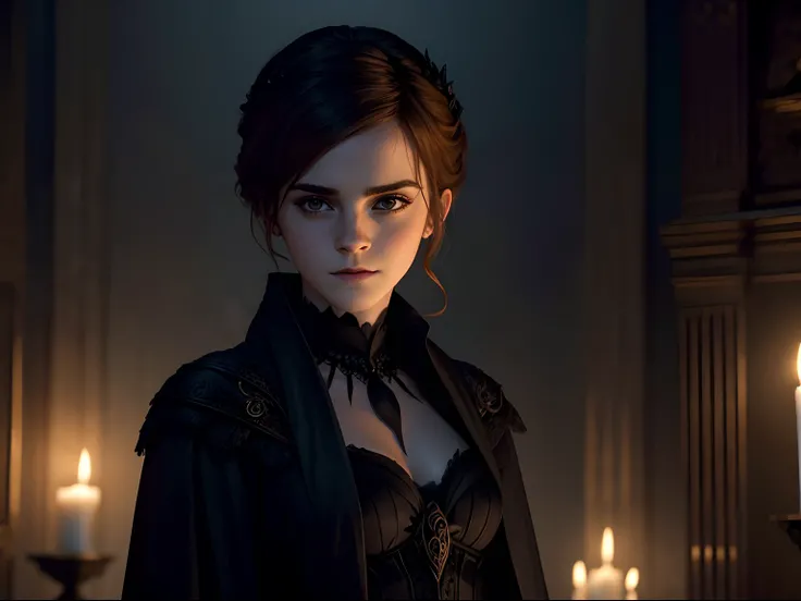 "Emma Watson as Hades in a dark and captivating portrayal."