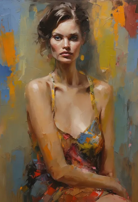 uma pintura de uma mulher de olhos fechados, pintura sensual, pintura bonita expressiva, Wadim Kashin. ultra realistic, Lois Ross, arte da pintura digital, pintura digital sensual, Pintura digital elegante, Pintura de Bonito, pintura digital brilhante, lin...