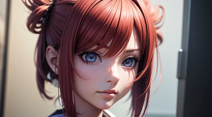 Garota inocente de anime de corpo inteiro com cabelo loiro com roupas longas estilo kimono branco posando para uma foto, arte cg anime suave, photorealistic anime girl rendering, Estilo de anime 3D realista, anime. soft lighting, Arte Digital Anime, Arte D...