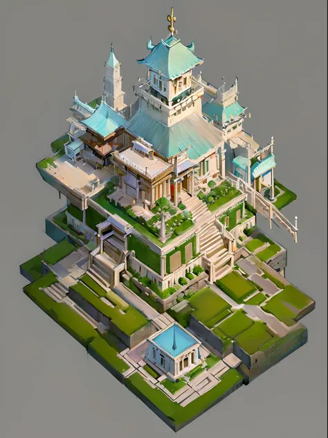 (isometric:1.5), (masterpiece, top quality, best quality, official art, beautiful and aesthetic:1.2),(16k, best quality, masterp...