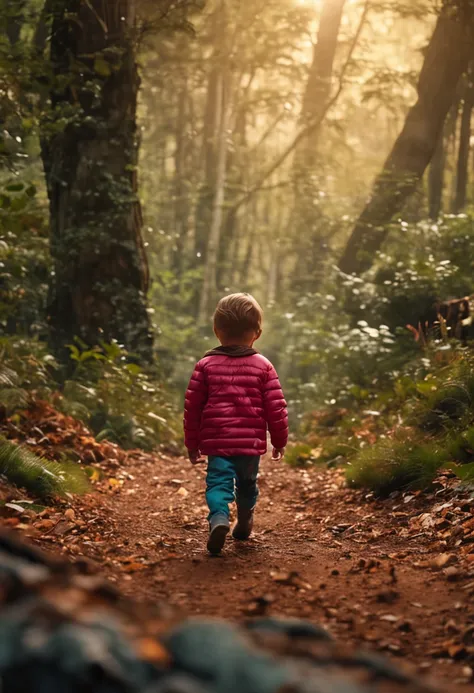 ultra realistic photo of Kids exploring an outdoor environment