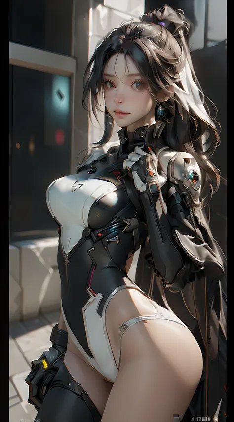 ((Best quality)), ((masterpiece)), (detailed:1.4), 3D, an image of a beautiful cyberpunk female,HDR (High Dynamic Range),Ray Tracing,NVIDIA RTX,Super-Resolution,Unreal 5,Subsurface scattering,PBR Texturing,Post-processing,Anisotropic Filtering,Depth-of-fie...