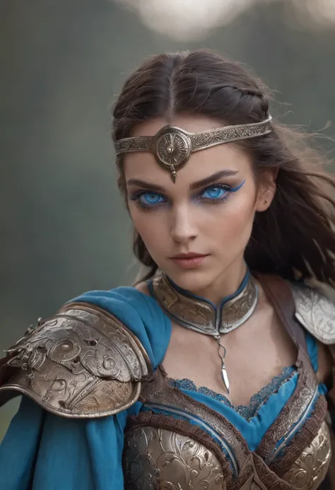 warrior woman blue eyes