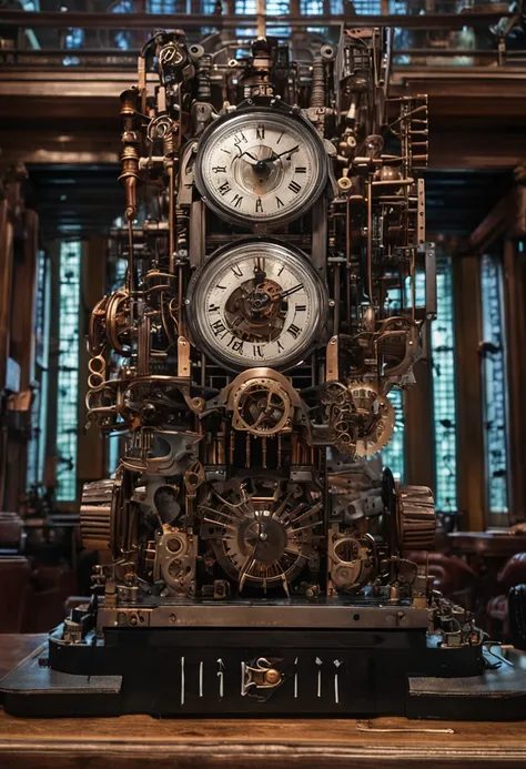 Punk mechanical clock